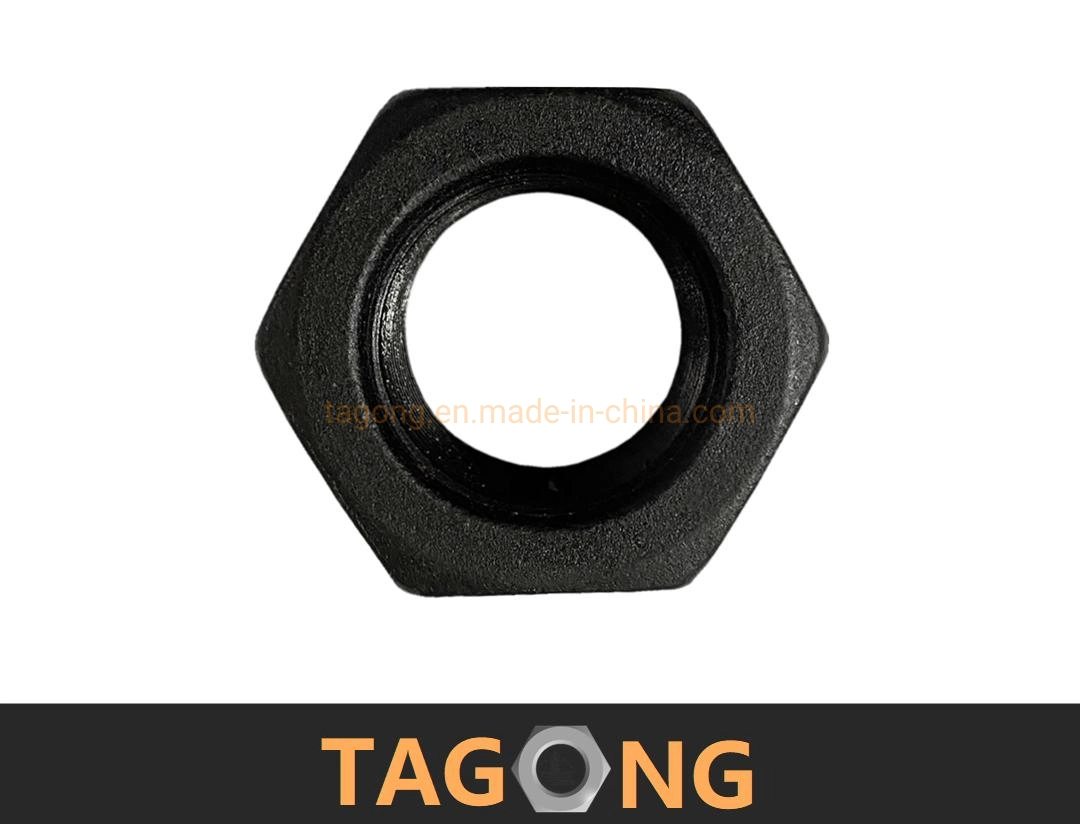 Black Class8 M30 Uni5588 Hex Nuts