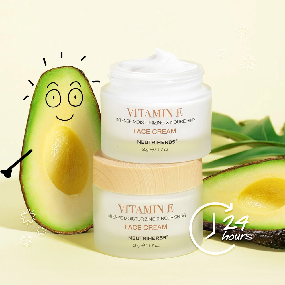 Natürliche Pflanze OEM sofort Hydrate Wiederherstellen Hautton Korrigieren Feuchtigkeitscreme Vitamin E-Creme für die Gesichtsbehandlung