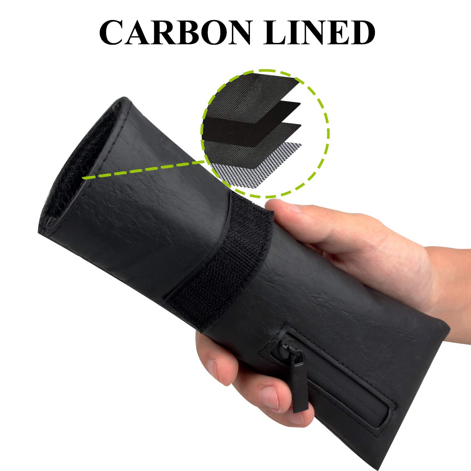 Carbon Lined Odor Proof Bag Smell Proof Bags Travel Storage Pouch Pocket