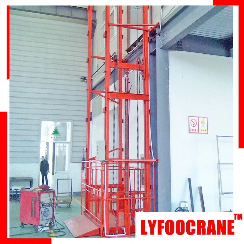 Goods Elevator Lifting Height 24m Hydraulic Power with Good Quality 10t