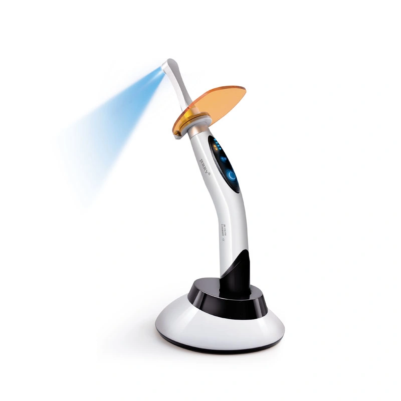 Instrumentos Médicos Lab fornece equipamento laboratório utilizado Cordless cadeira odontológica produtos pica-pau 1 sem fio segundo LED Cura Preço de Luz
