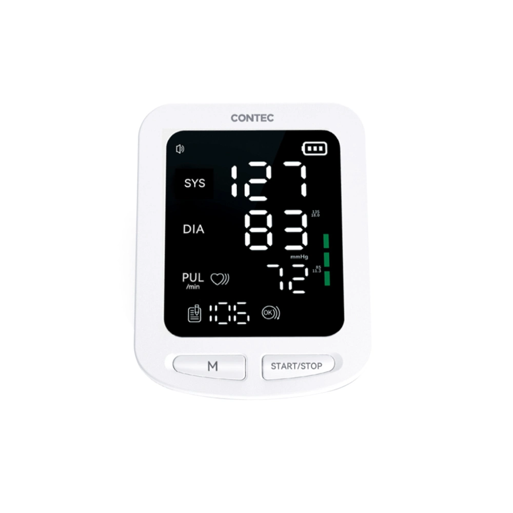 Contec CE FDA equipos médicos automático BP Monitor Digital brazo Monitor de presión arterial