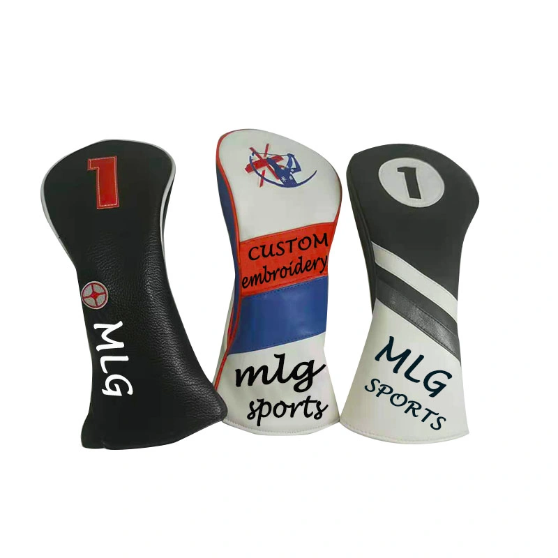 Generador de campos de golf Golf Tiburón negro cubierta de madera de cabeza por el Golf Ut Controlador Headcovers