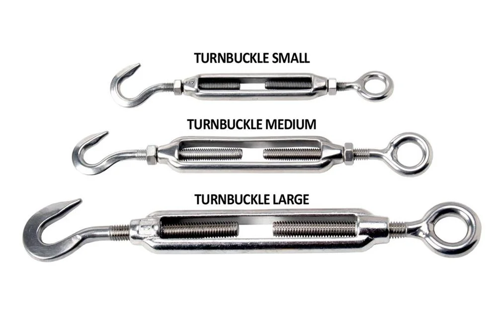 Stainless Steel Double Eye Turnbuckles with ISO Certificate