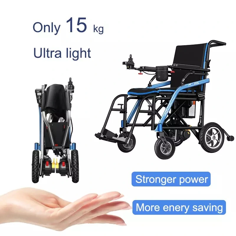 Lightweight Travel Electric Wheelchair with Lithium Battery