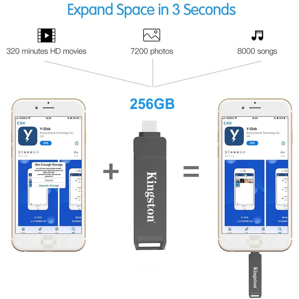 512 GB de almacenamiento externo de Ios 3 Pendrive Memory Stick en la unidad flash USB1