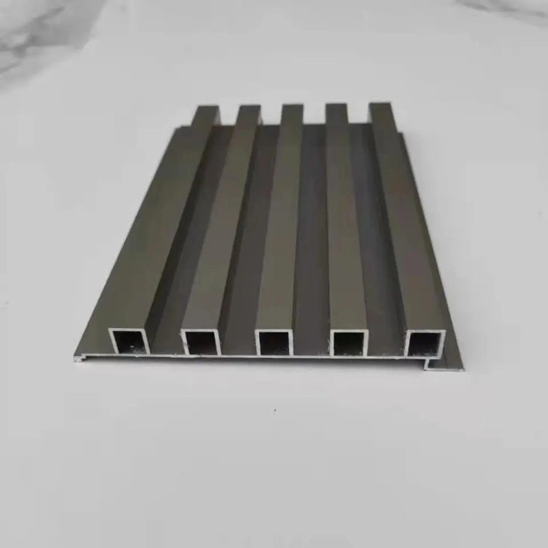 Perfil de aluminio Revestimiento del edificio techo 3D exterior ondulado extrusión exterior Panel de pared de cortina