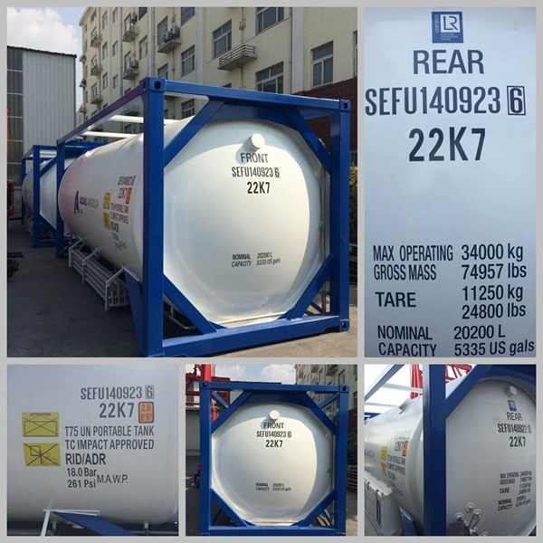 ISO Tank LNG ISO Tank 20FT ISO Tank T75 ISO Tank Offshore Container