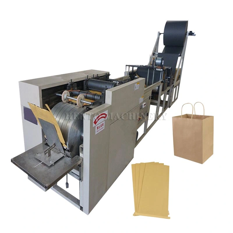 Industrial High Speed Kraft Paper Bag Making Machine