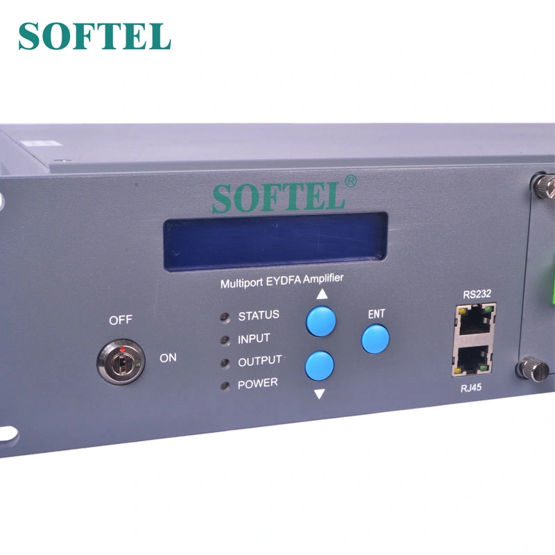 [Softel]High Power EDFA for 1550nm 8 Port Fiber Optic Amplifier