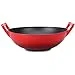 Juego de potes para el hogar Enamel Coating Hierro fundido Cookware Casserole caliente Olla con tapa de madera