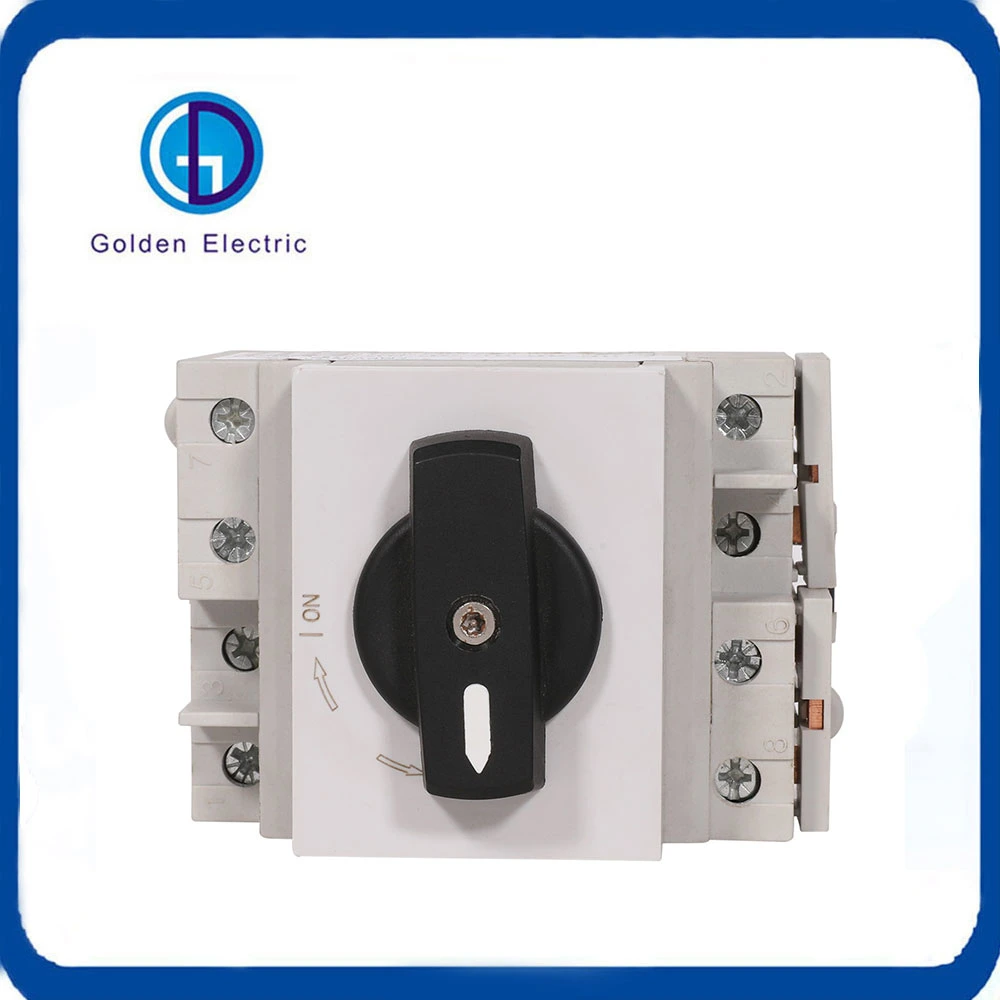 Solar PV Disconnector Switch DC1200V 4p 32A DIN Rail Mounted DC Isolator Switch Disconnector Used for Photovoltaic System