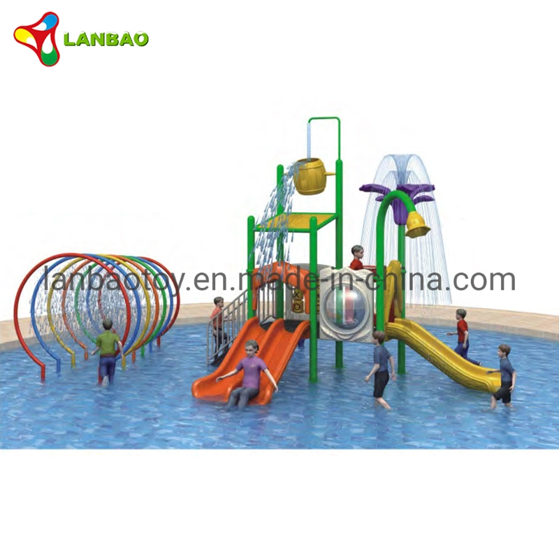 Commercial Children Water Park Outdoor Playground Equipment with Multiple Slides