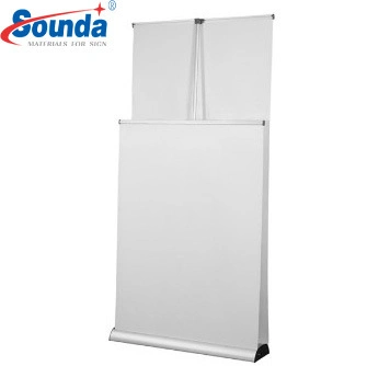 Silver Double Side Aluminum Roll up Stand