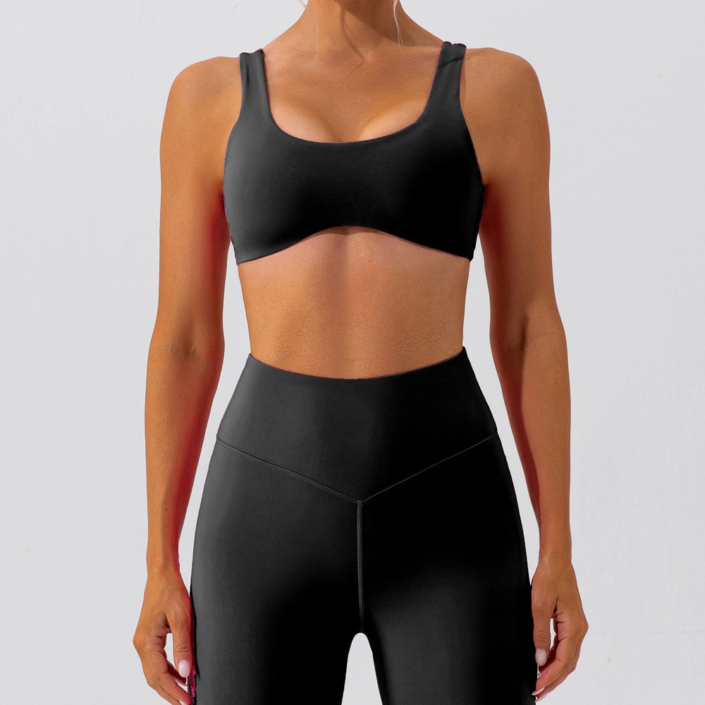 Les femmes de haute qualité de l'entraînement de l'habillement 2 pcs costume de remise en forme Salle de gym de l'usure Mesdames Sports Bra Activewear Yoga fixe