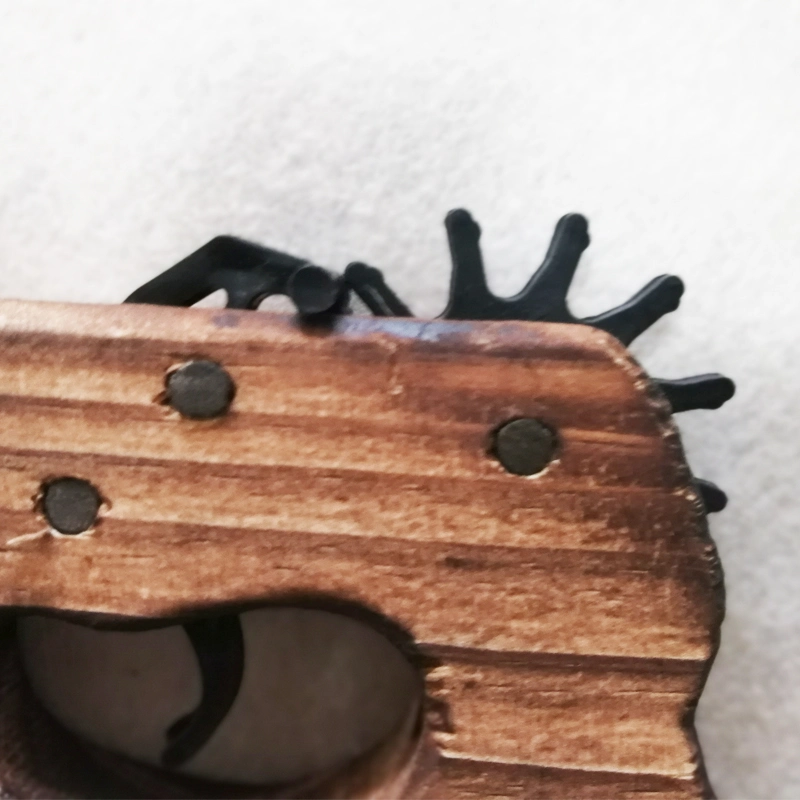 Nostálgico tradicional juguete Pistola de madera para niños