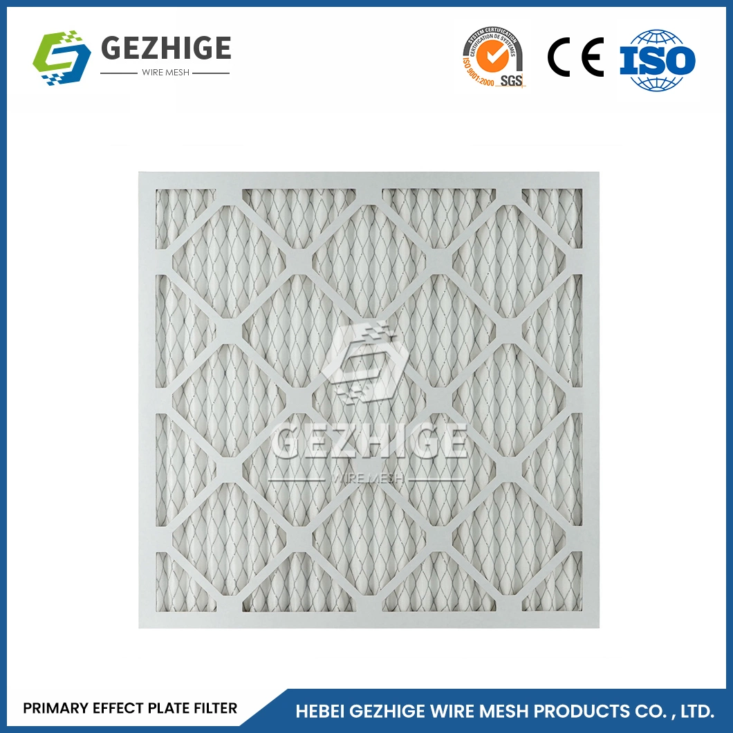 Gezhige G4 Filter Plate Wholesale/Supplierr Custom Folded Coarse Filter China 100 Psi Working Pressure Primary Media Filter