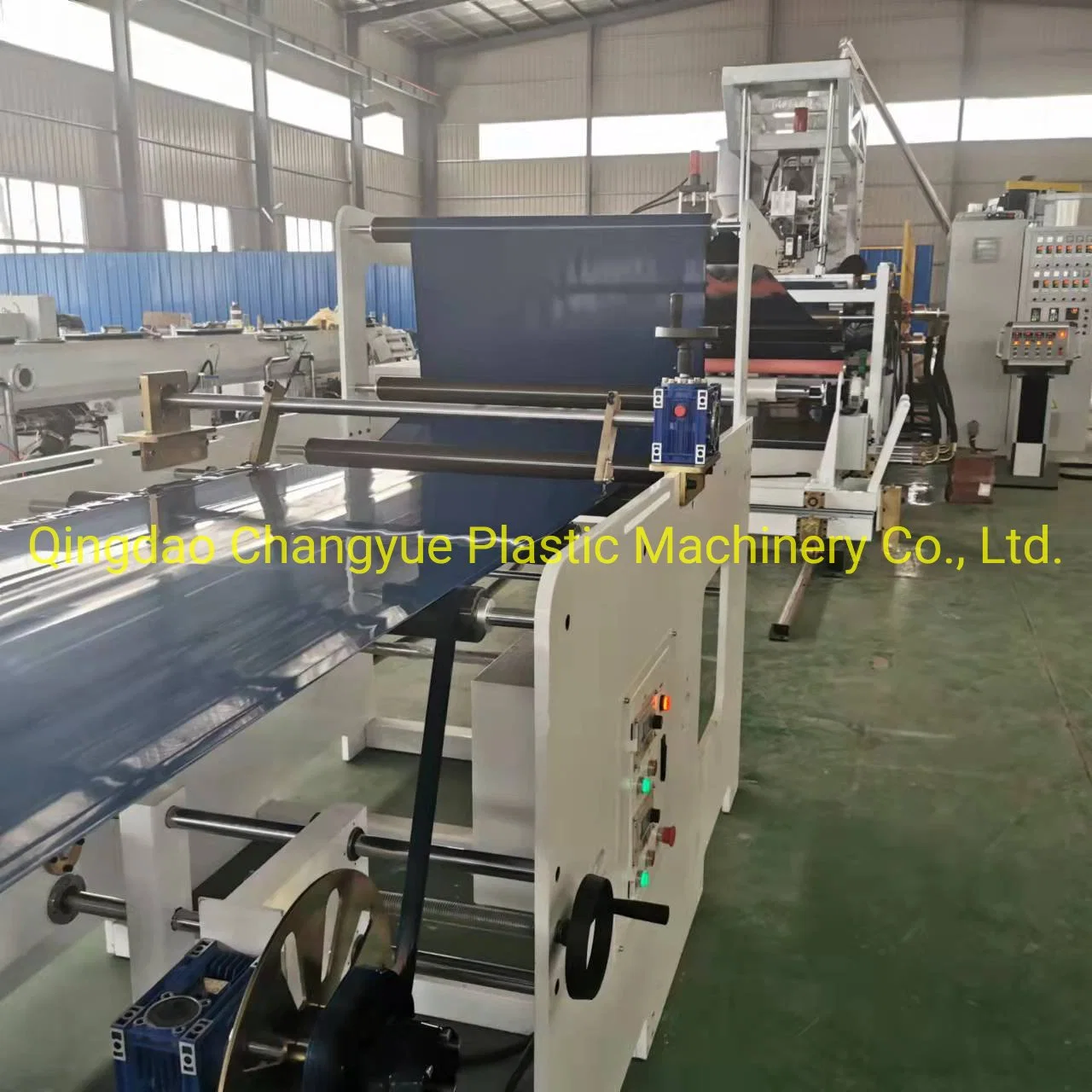 Plastic Sheet Extruder Machine / PP PS ABS HIPS Theromofroming Roll Sheet Extrusion Machine