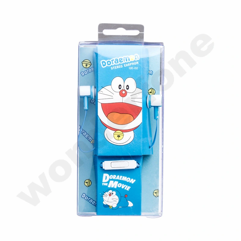 Doraemon Style Headphones with Microphone