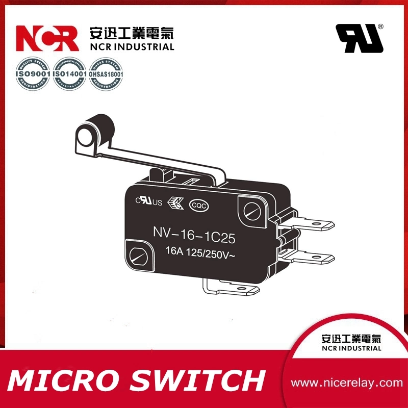 Reliable Basic Microswitch Short Hinge Roller Lever V Omron