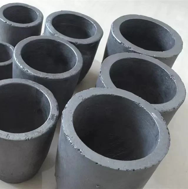 High Purity 98% Sic Silicon Carbide Saggers Graphite Crucible for Copper Melting