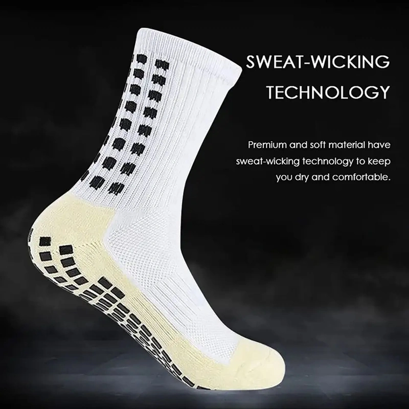 Fashion Grip Embroidery Men Compression Logo Print Men's Designer Sport Custom Socks