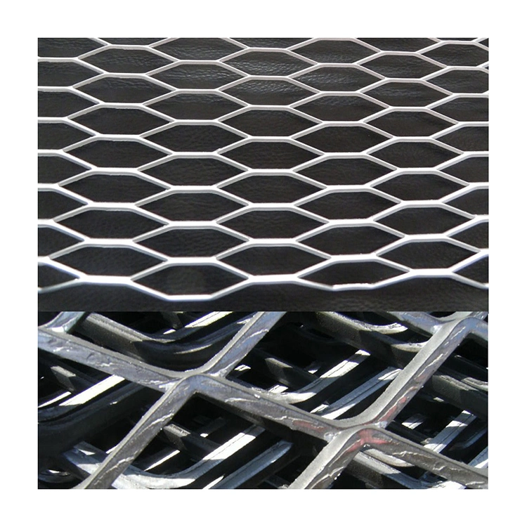 Hexagon Decorative Aluminum Expanded Metal Mesh Curtain Wall