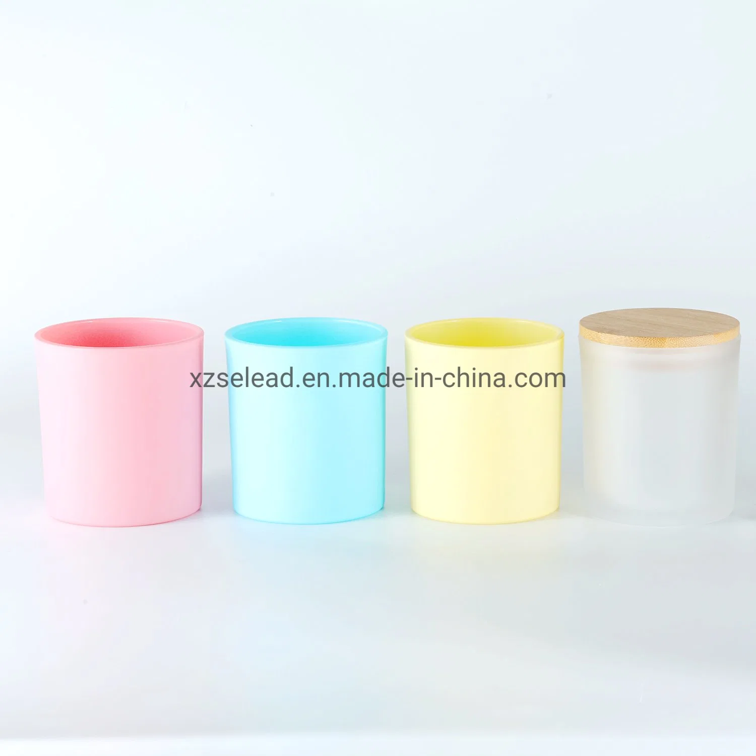 Hot Sale Candle Holder Glass Cup for Candle with Lid