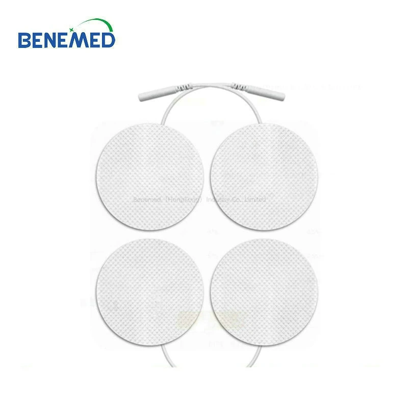 Tens EMS Silicone Rubber Tens Electrode Non-Woven Pin Physiotherapy Electrodes Piece