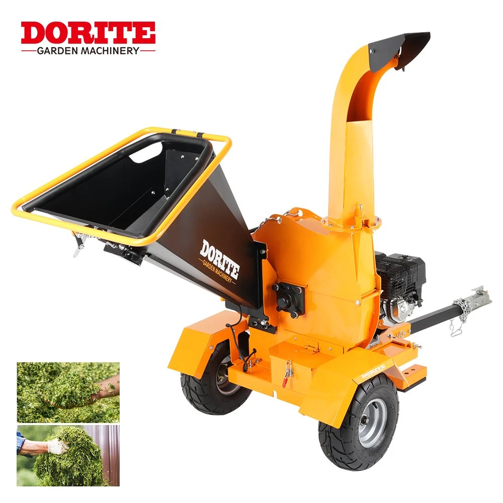 2023 L'essence automotrice Heavy Duty a commencé à disque portable de la machine de bois bois Chipper Crusher Machine pour les copeaux de bois