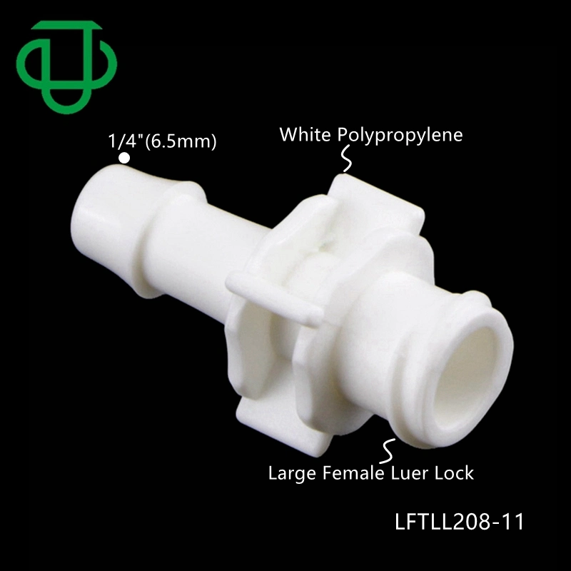 Ju PP blanco 5/16"ID flexible 8.5mm adaptador Luer púas Grandes Hombres Mujeres suerte bloquear a la púa conector adaptador Luer