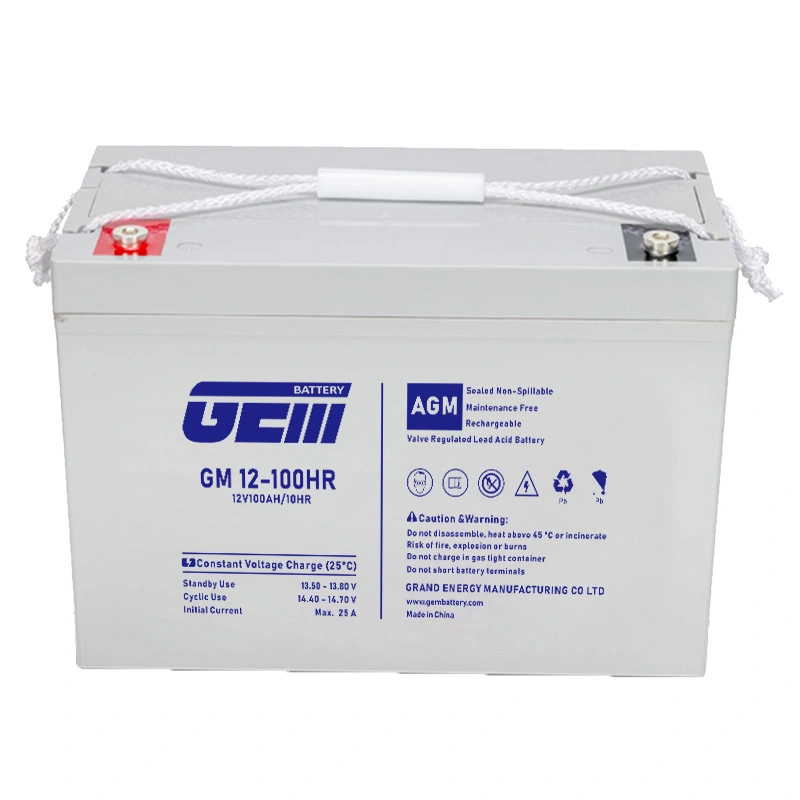 GEM 12V100ah Maintenance Free AGM Sealed Lead Acid for UPS/ Solar Power/Electric wheelchair