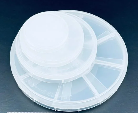 2/4/6 Inch Plastic Antistatic Single Silicon Sapphire Wafer Semiconductor Carrier