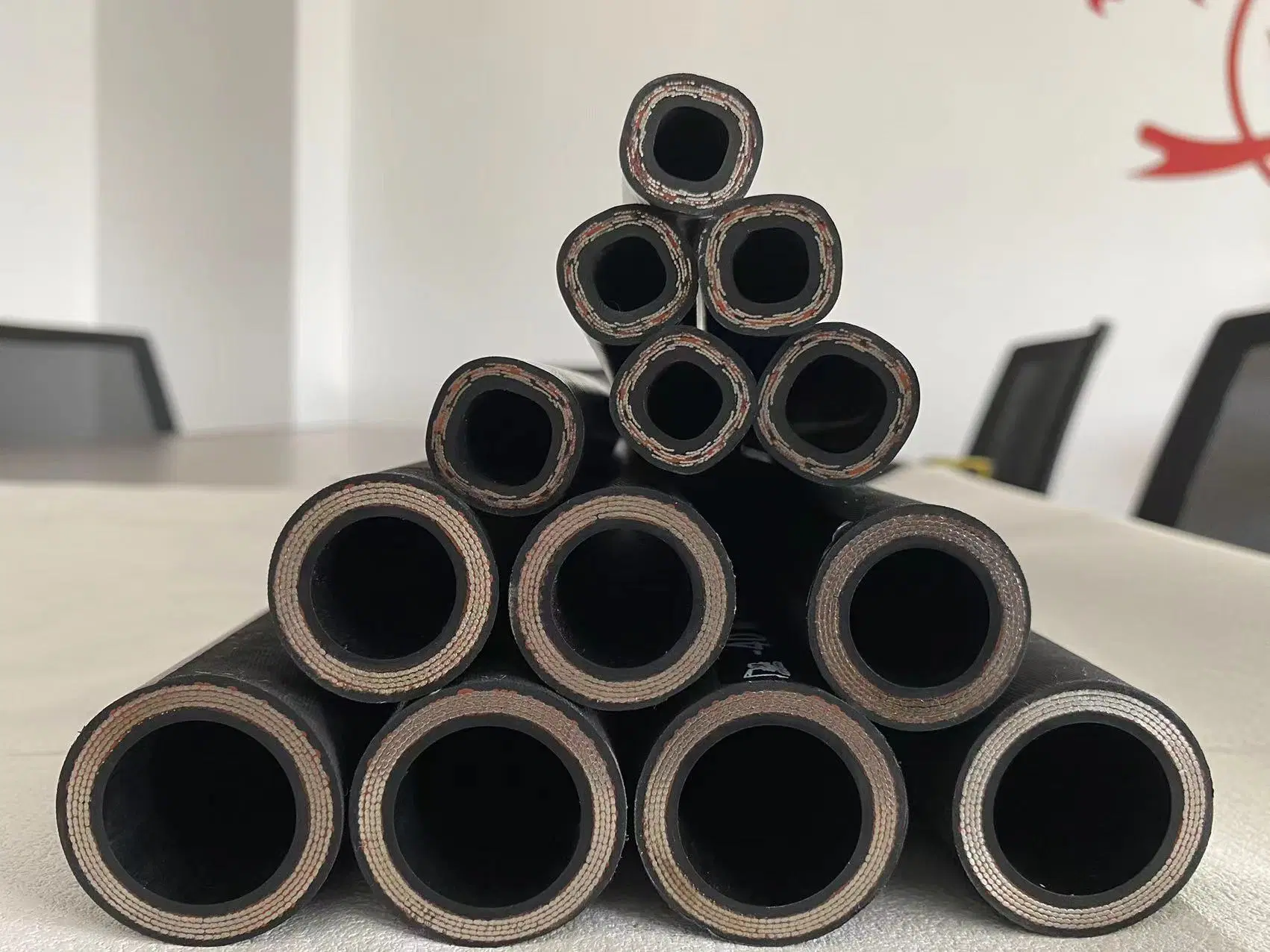 Factory High Pressure High Impulse Rubber Hydraulic Hose Tube Pipe