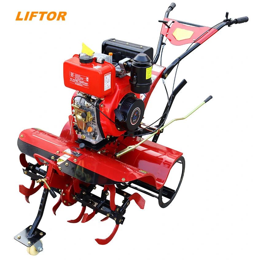 La gasolina motor diésel Liftor &amp; Back multifuncionales Precio arado a motor giratorio para cultivar