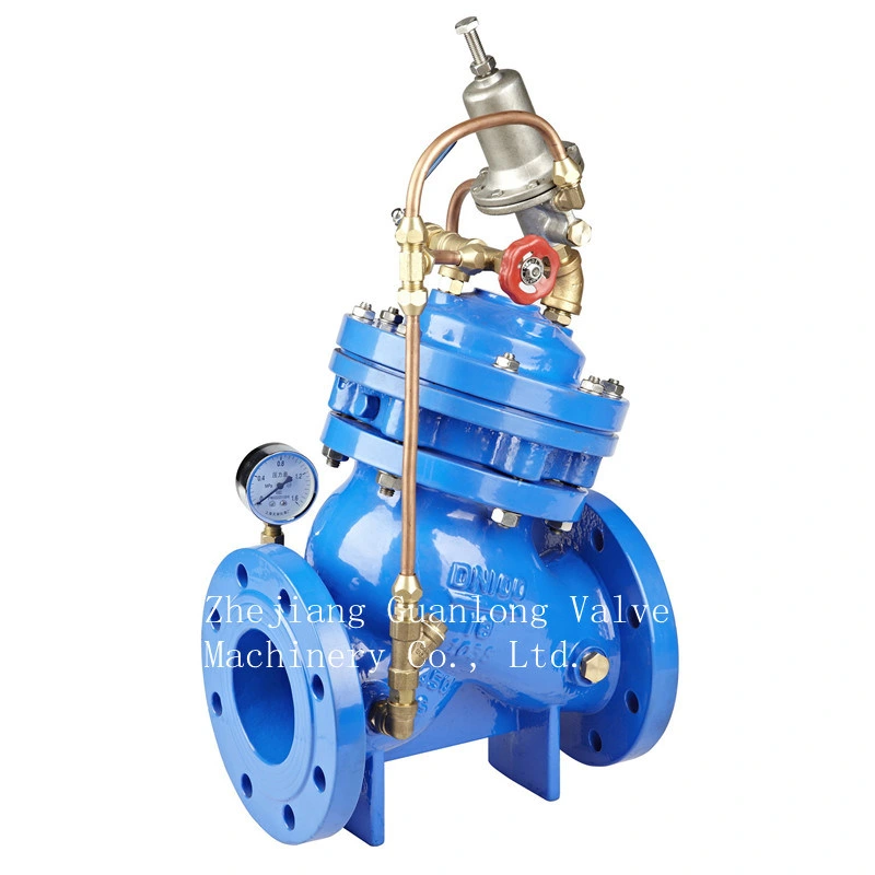 Y Pattern Double Chamber Globe Automatic Safety Pressure Relief Sustaining Valve