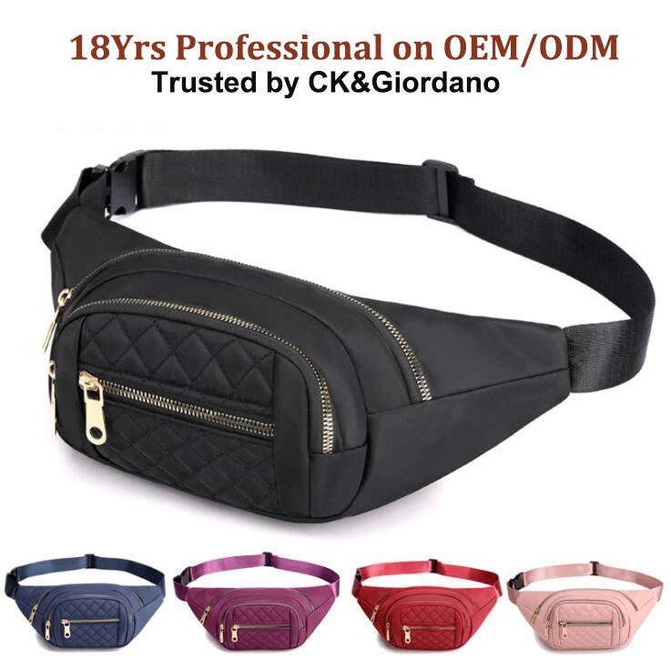 18yrs OEM Handbag Sling Hiking Bag Waist Packs Designer Unisex Colorfull Polyester Fashion Nurse Men Clear Factory Chest Wholesale/Supplier Custom Fanny Pack