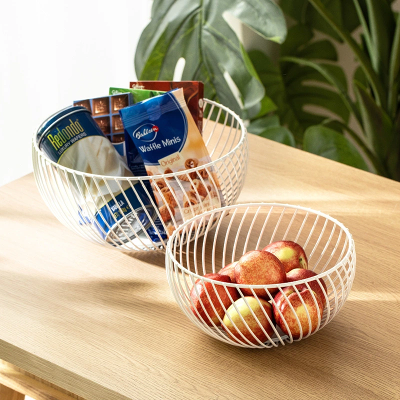 Households Items Storage Kitchen Countertop Fruit Metal Wire Fruit Basket Bl16018