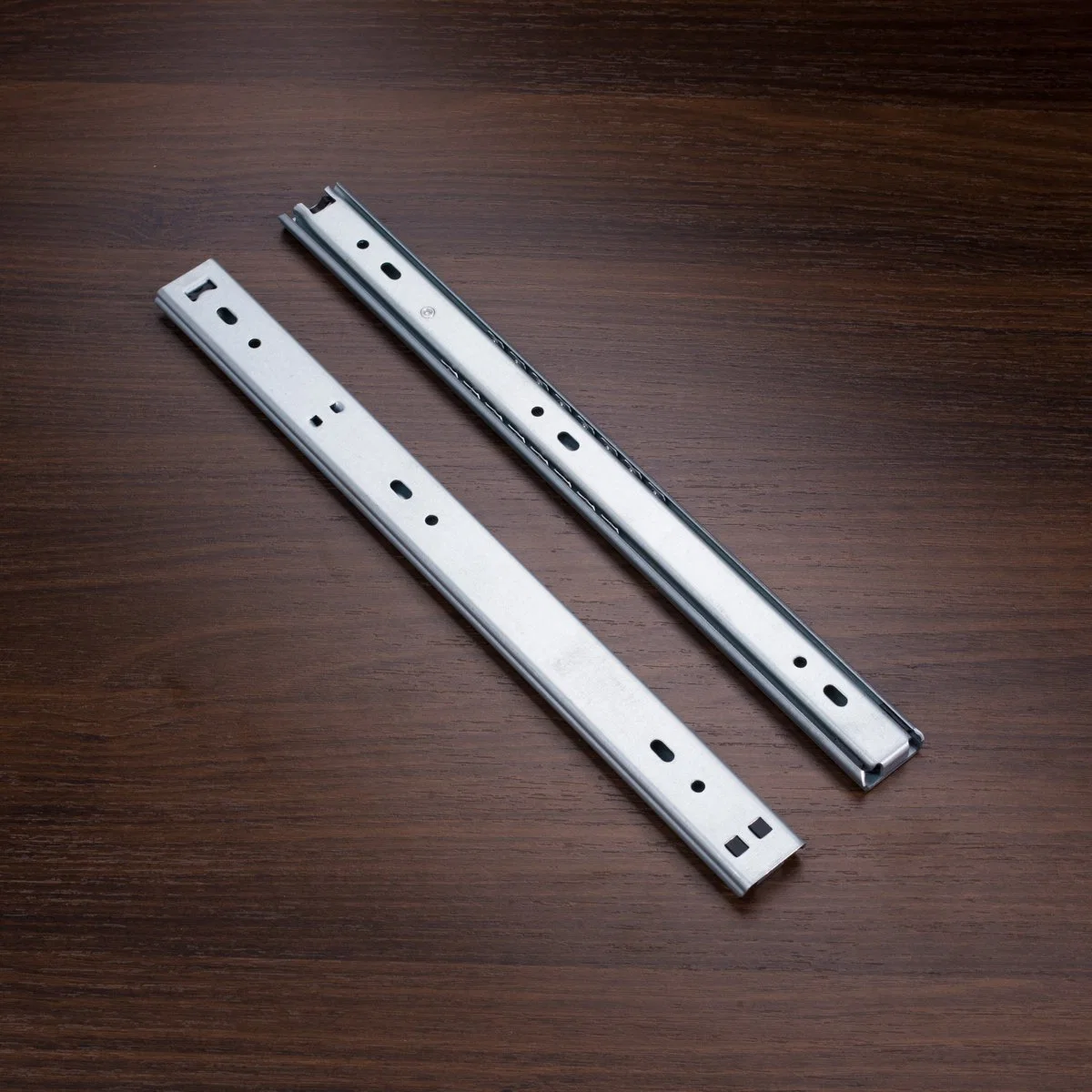 Stainless Steel Single Open Drawer Slide for Tandam Box 27mm One Way Open Sliding Fusaier Hardware