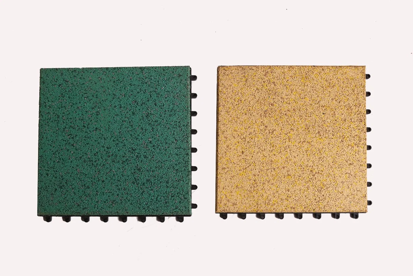 Tapetes de borracha EPDM composto verde com moldura plástica (A-DJ-29)