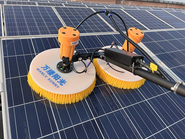 The Ultimate Solution-Wanlvsunny Solar Panel Cleaning Brush for Spotless Panels Solar Panel Cleaning Kit for Photovoltaic Washing