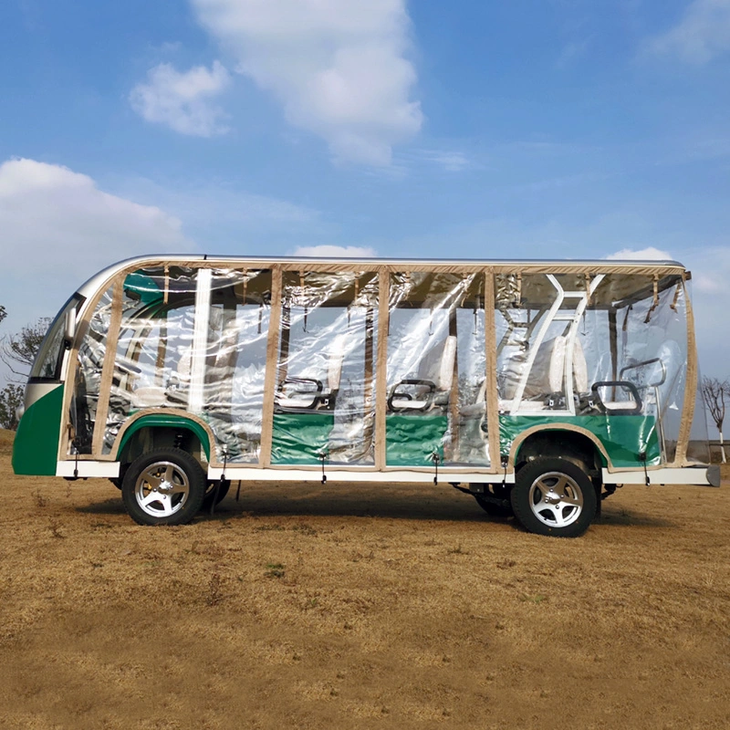 Lithium Ion 14 Seater Tour Golf Car Mini Shuttle Bus