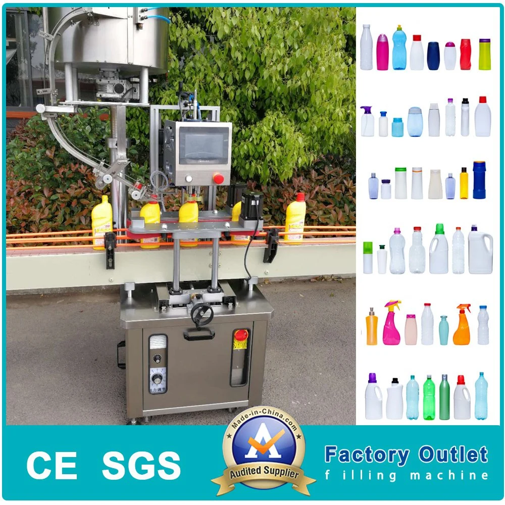 Automatic Liquid Glass Bottle Capping Equipment for Food, Pharmaceutical, Daily Chemicals Bottles