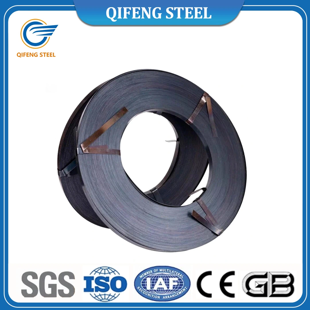 Q235 Black/Blue/Carbon/Cold Rolled/Bluing Tempering Steel Strap Strapping Strip for Package