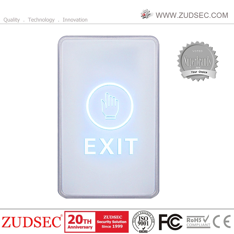 Touch Exit Switch Door Release Button with Indicate Light for Access Control System