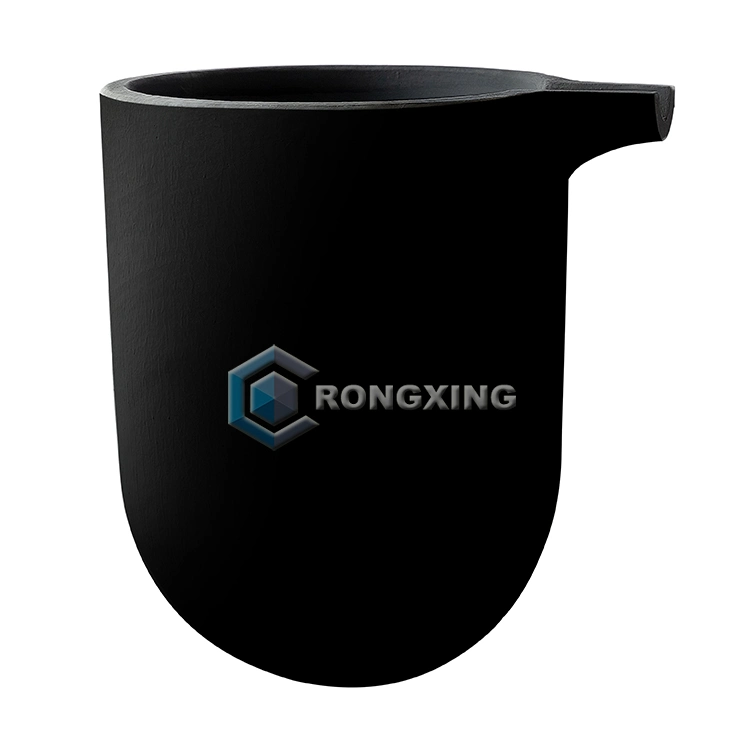 High Pure Isostatic Graphite Crucible for Metal Melting 100kg 200kg 500kg 1000kg 1500kg