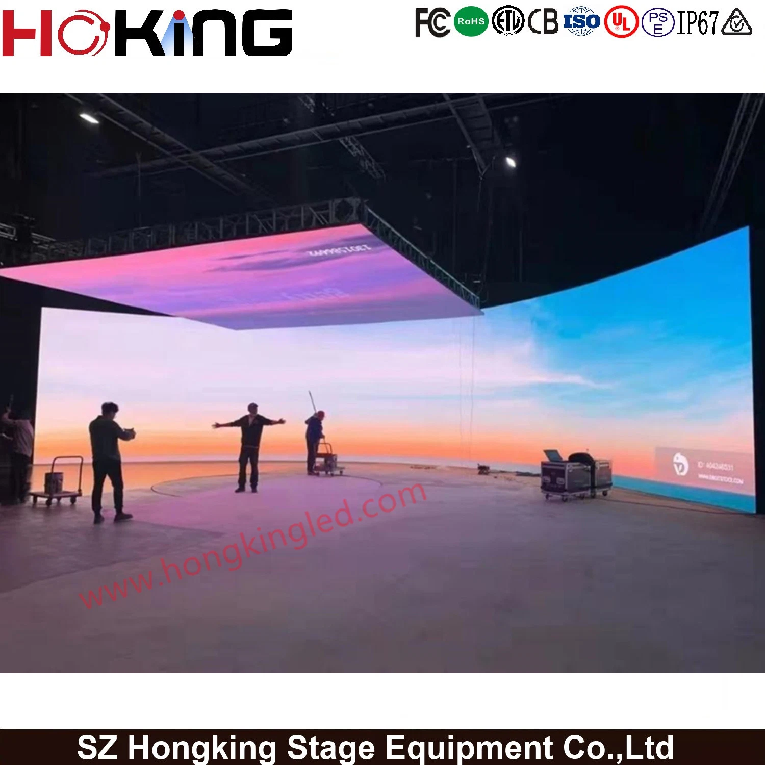 Events Rental Full Color Display Billboard LED Digital Video Wall