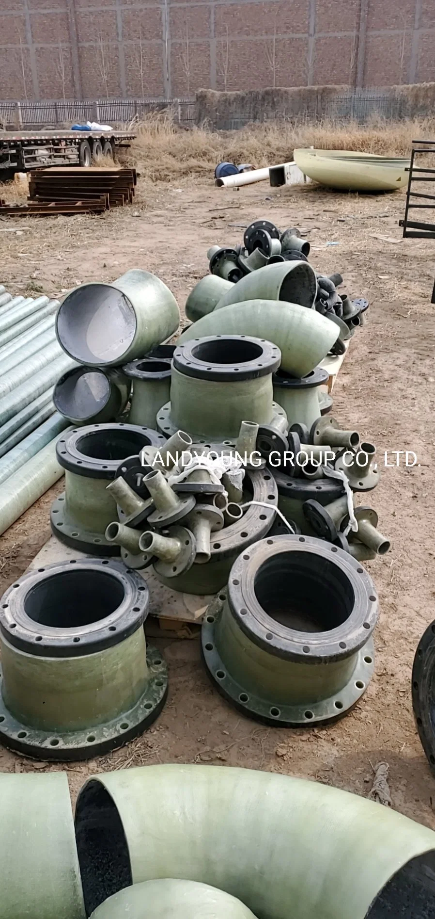 High quality/High cost performance FRP Fgd System Piping Fiber Glass Reinforced Plastic Pipe