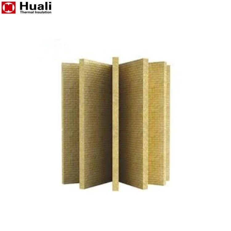 Sound Aluminum Foil Rock Wool Insulation Panel Board for Outside Wall