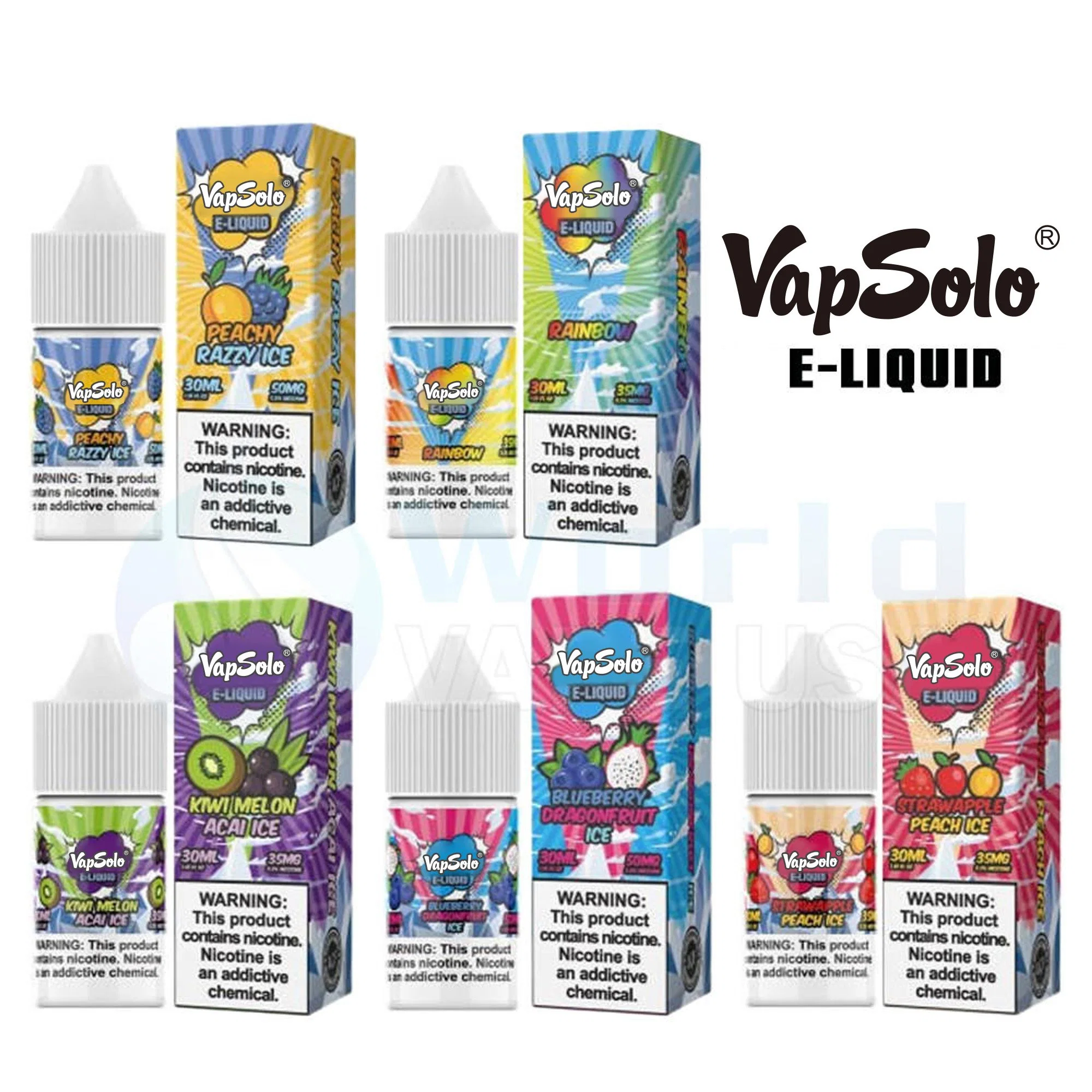 Wholesale E Liquid Nicotine Vape Oil Nicotine Vape Juice Fruit Flavors in Stock